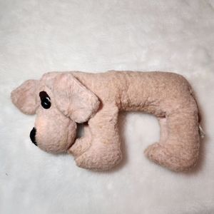 Vintage 1950s Rare Pink Bantam MORGAN 10” Stuffed Dog Plush Mohair